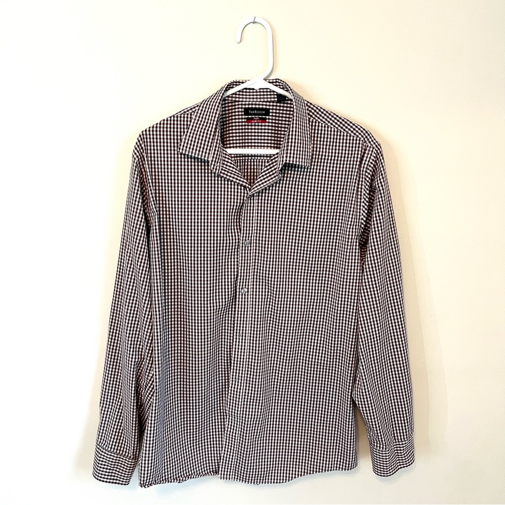 VAN HEUSEN Slim Fit Flex Button Down Shirt